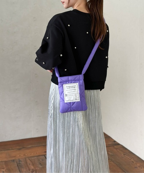 Per sist ence(パーシエンス)の「メタリック箔カットソーランダムプリーツスカート(スカート・レディース・ブラック/チャコールグレー/シルバー・FREE)」の7枚目の写真