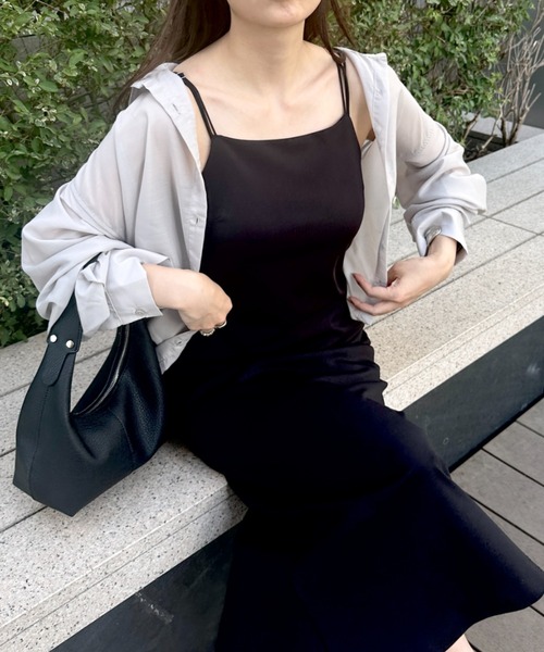 WEGO(ウィゴー)の「WEGO/【人気アイテムがアップデートされ新登場!】シアーBIGシャツ(シャツ/ブラウス・レディース・ライトピンク/ブラック/ホワイト/グリーン系その他/ブルー系その他4/ライトグレー・FREE)」の22枚目の写真