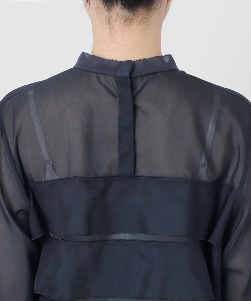 IENA - IENA la boucle ブラウス 3/3までお値下げ セール】IENA LA BOUCLE レースアップ刺繍ブラウス◇（シャツ
