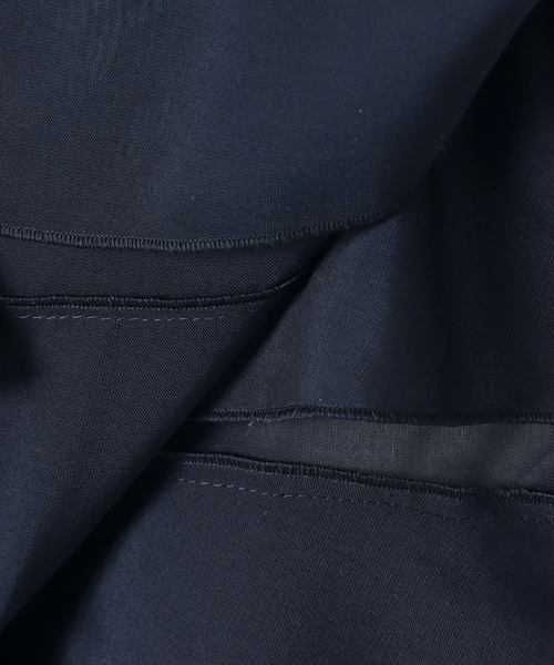 IENA LA BOUCLE(イエナラブークル)の「IENA LA BOUCLE コットンポリシアーフリルブラウス(シャツ/ブラウス・レディース・ホワイト/ネイビー・FREE)」の9枚目の写真