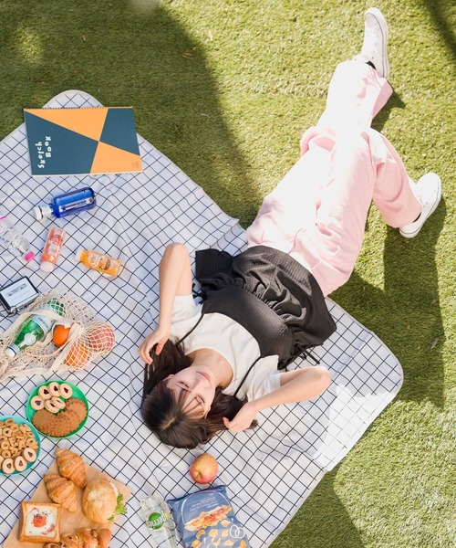 GLOBAL WORK（グローバルワーク）の「ポコポコキャミSET/AND YUA ANY/106434（キャミソール・キッズ・アイボリー/ブラック・150cm/160cm）」の10枚目の写真