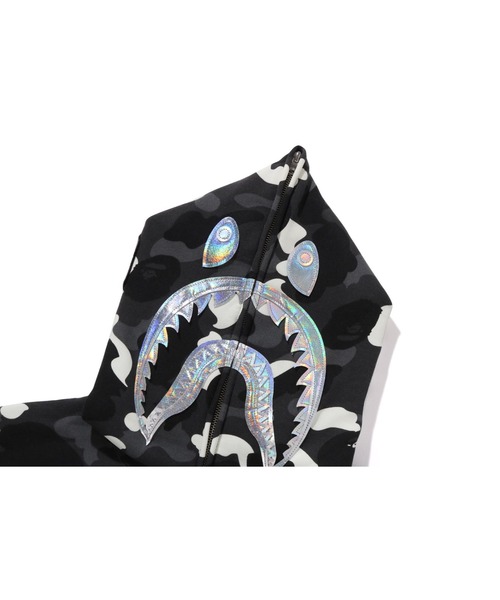A BATHING APE(アベイシングエイプ)の「CITY CAMO SHARK FULL ZIP HOODIE(パーカー・メンズ・ブラック/グレー・XXX-LARGE/SMALL/MEDIUM/X-LARGE/XX-LARGE/LARGE)」の7枚目の写真