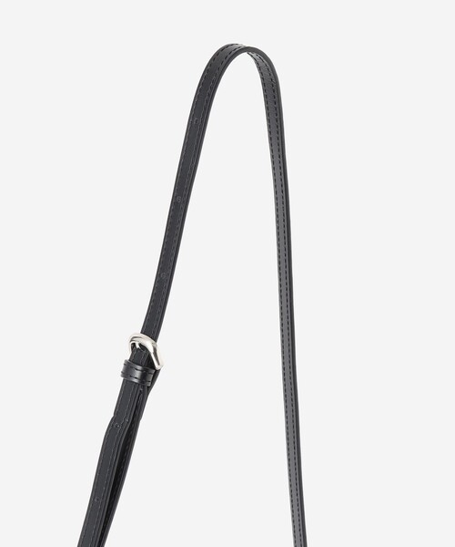 MACKINTOSH LONDON（マッキントッシュ ロンドン）の「【エクラ掲載】マイクロアンドリューミニショルダー（ショルダーバッグ・レディース・グレー系その他2/ブラック・FREE）」の11枚目の写真
