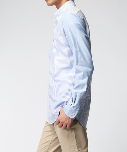 POLO RALPH LAUREN（ポロ ラルフ ローレン）の「スリムフィット ストレッチ オックスフォード シャツ（シャツ/ブラウス・メンズ・ブルー・X-LARGE/XX-LARGE/LARGE/SMALL/MEDIUM）」の2枚目の写真