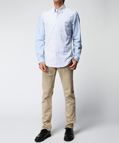 POLO RALPH LAUREN（ポロ ラルフ ローレン）の「スリムフィット ストレッチ オックスフォード シャツ（シャツ/ブラウス・メンズ・ブルー・X-LARGE/XX-LARGE/LARGE/SMALL/MEDIUM）」の8枚目の写真