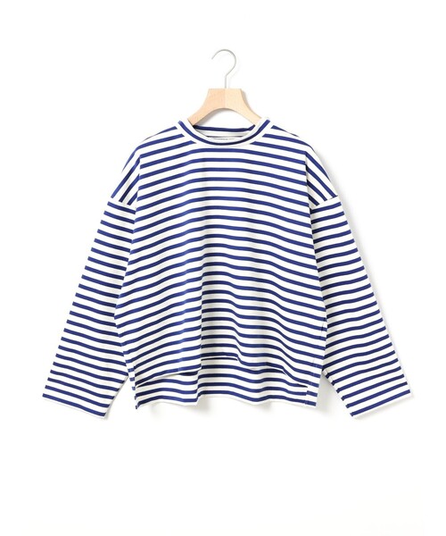 MidiUmi（ミディウミ）の「MidiUmi ボーダーボトルネックTシャツ