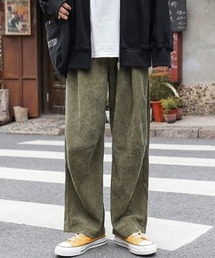 【 B'day / ビーデー 】コーデュロイカジュアル切替パンツ