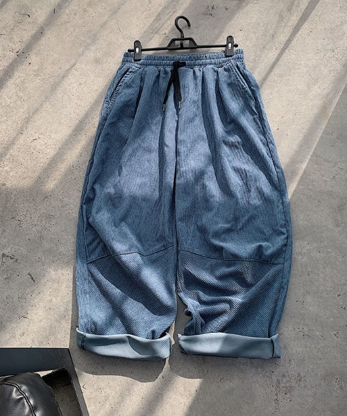 B'day（ビーデイ）の「【 B'day / ビーデー 】コーデュロイカジュアル切替パンツ（その他パンツ・メンズ・ブラック/オリーブ/ブルー/ベージュ・MEDIUM/LARGE/X-LARGE/XX-LARGE）」の5枚目の写真