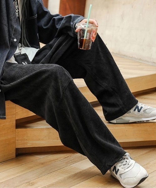 B'day（ビーデイ）の「【 B'day / ビーデー 】コーデュロイカジュアル切替パンツ（その他パンツ・メンズ・ブラック/オリーブ/ブルー/ベージュ・MEDIUM/LARGE/X-LARGE/XX-LARGE）」の8枚目の写真