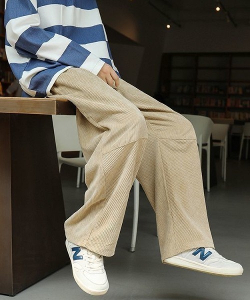 B'day（ビーデイ）の「【 B'day / ビーデー 】コーデュロイカジュアル切替パンツ（その他パンツ・メンズ・ブラック/オリーブ/ブルー/ベージュ・MEDIUM/LARGE/X-LARGE/XX-LARGE）」の11枚目の写真