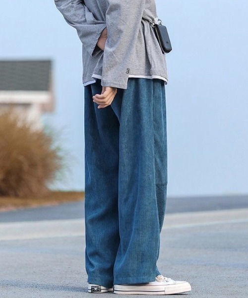 B'day（ビーデイ）の「【 B'day / ビーデー 】コーデュロイカジュアル切替パンツ（その他パンツ・メンズ・ブラック/オリーブ/ブルー/ベージュ・MEDIUM/LARGE/X-LARGE/XX-LARGE）」の13枚目の写真