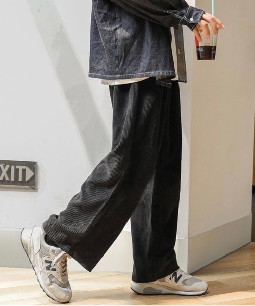 B'day（ビーデイ）の「【 B'day / ビーデー 】コーデュロイカジュアル切替パンツ（その他パンツ・メンズ・ブラック/オリーブ/ブルー/ベージュ・MEDIUM/LARGE/X-LARGE/XX-LARGE）」の15枚目の写真