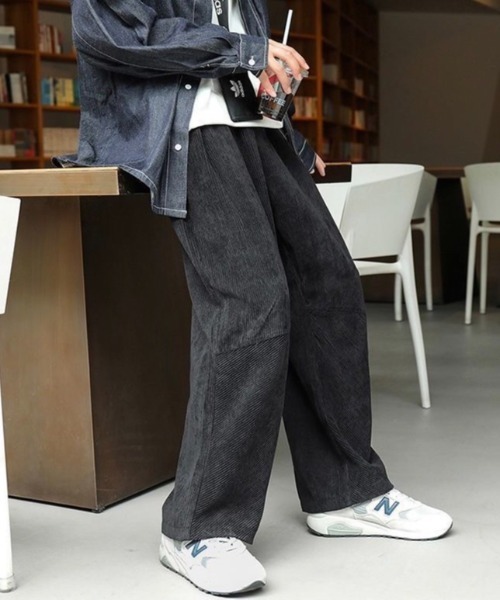 B'day（ビーデイ）の「【 B'day / ビーデー 】コーデュロイカジュアル切替パンツ（その他パンツ・メンズ・ブラック/オリーブ/ブルー/ベージュ・MEDIUM/LARGE/X-LARGE/XX-LARGE）」の21枚目の写真