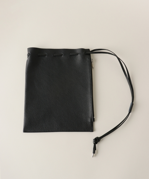 LE TALON(ルタロン)の「【blancle/ ブランクレ】 DRAWSTRING M(エコバッグ/サブバッグ・レディース・アイボリー/ベージュ系その他/ブラック・FREE)」の12枚目の写真