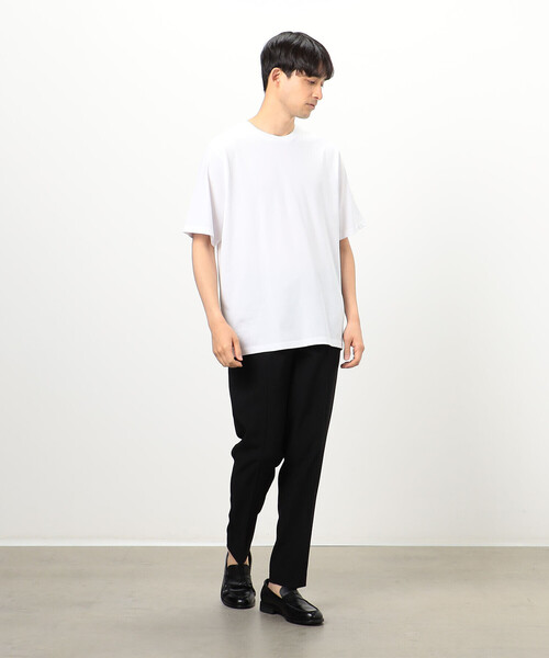 COMME CA ISM（コムサイズム）の「【接触冷感機能】Feel-Cool クルーネックＴシャツ（Tシャツ/カットソー・メンズ・ブラック/ホワイト・X-LARGE/SMALL/LARGE/MEDIUM）」の3枚目の写真