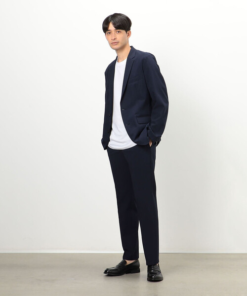 COMME CA ISM（コムサイズム）の「【接触冷感機能】Feel-Cool クルーネックＴシャツ（Tシャツ/カットソー・メンズ・ブラック/ホワイト・X-LARGE/SMALL/LARGE/MEDIUM）」の4枚目の写真