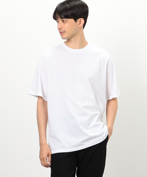 COMME CA ISM（コムサイズム）の「【接触冷感機能】Feel-Cool クルーネックＴシャツ（Tシャツ/カットソー・メンズ・ブラック/ホワイト・X-LARGE/SMALL/LARGE/MEDIUM）」の5枚目の写真