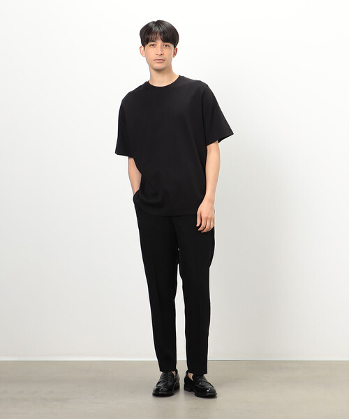 COMME CA ISM（コムサイズム）の「【接触冷感機能】Feel-Cool クルーネックＴシャツ（Tシャツ/カットソー・メンズ・ブラック/ホワイト・X-LARGE/SMALL/LARGE/MEDIUM）」の6枚目の写真