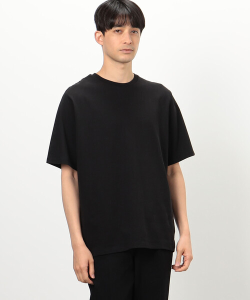 COMME CA ISM（コムサイズム）の「【接触冷感機能】Feel-Cool クルーネックＴシャツ（Tシャツ/カットソー・メンズ・ブラック/ホワイト・X-LARGE/SMALL/LARGE/MEDIUM）」の7枚目の写真