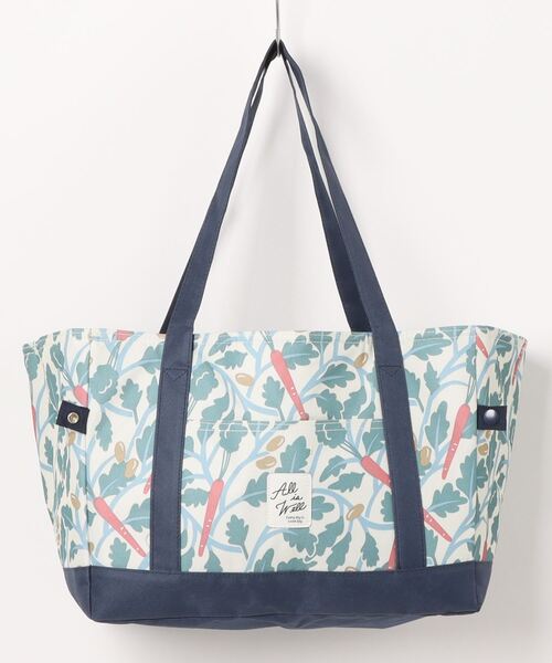 emesuelee(エメスーリー)の「保冷保温買い物かごBAG(エコバッグ/サブバッグ・レディース・ベージュ系1/グリーン系1/グリーン/アイボリー/イエロー/ネイビー/チャコールグレー/ベージュ/ブラック/ピンク/ブルー/ライトベージュ・フリー)」の2枚目の写真