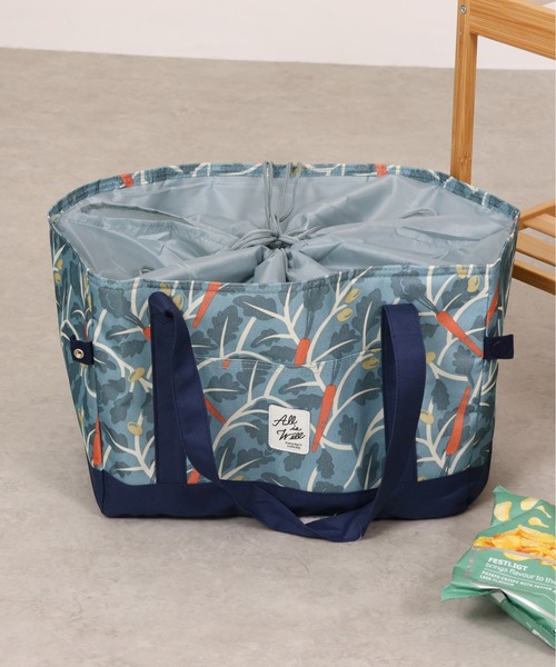 emesuelee(エメスーリー)の「保冷保温買い物かごBAG(エコバッグ/サブバッグ・レディース・ベージュ系1/グリーン系1/グリーン/アイボリー/イエロー/ネイビー/チャコールグレー/ベージュ/ブラック/ピンク/ブルー/ライトベージュ・フリー)」の8枚目の写真