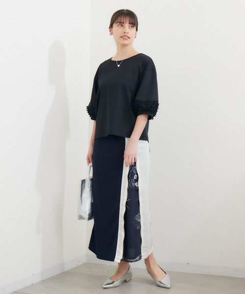 マーラ　malla 袖下切り替えスウェット マーラmalla 袖下切り替えスウェット