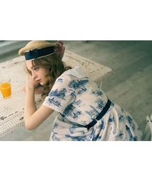 F i.n.t | トワル風マリン柄ワンピース(ワンピース)