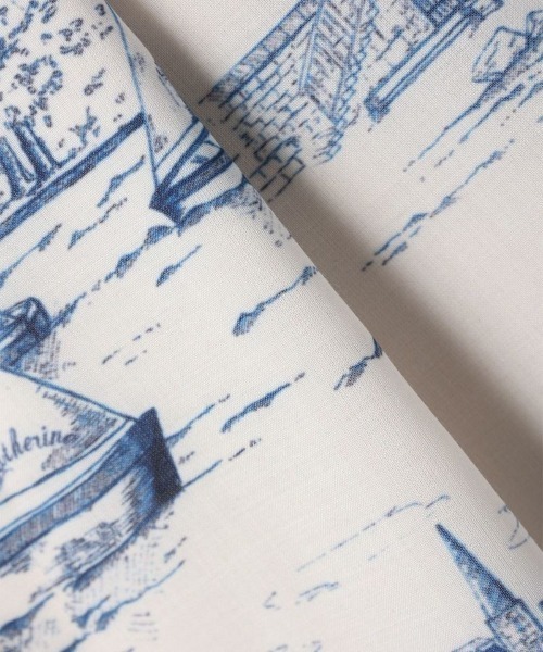 F i.n.t（フィント）の「トワル風マリン柄ワンピース/fint（ワンピース・レディース・ブルーグリーン/オフホワイト・FREE）」の11枚目の写真