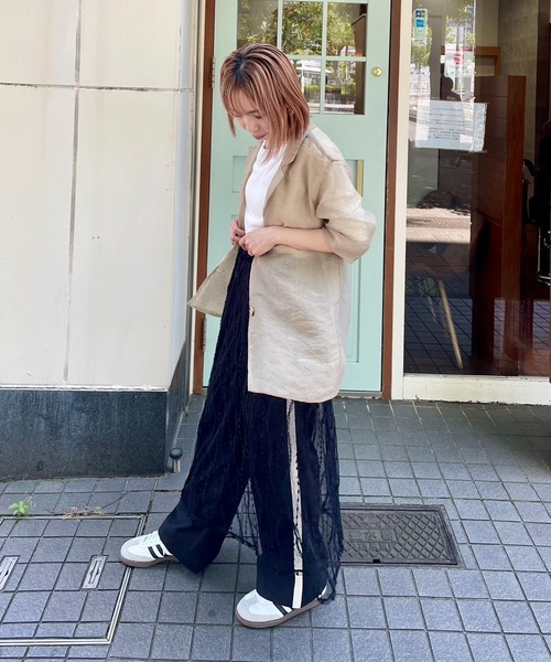 Kotoe(コトエ)の「シースルー ロングレーススカート シアースカート(スカート・レディース・ブラック/ホワイト・FREE)」の22枚目の写真