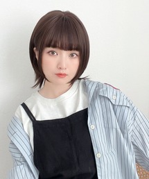 Brightlele(ブライトララ)の「 マーメイドショート 」 ウィッグ ショート レディース ボブ フルウィッグ ミディアム(ウィッグ)