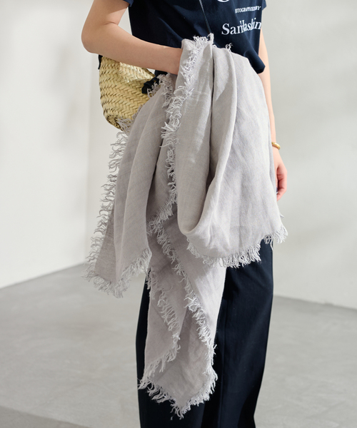 セール】【ASAUCE MELER/アソースメレ】ベルギーリネンフリンジ