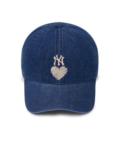 【韓国MLB Korea】ベーシック クーパーズ デニム ボールキャップ MLB キャップ 帽子 「日本未入荷」MLB KOREA レタリング デニム