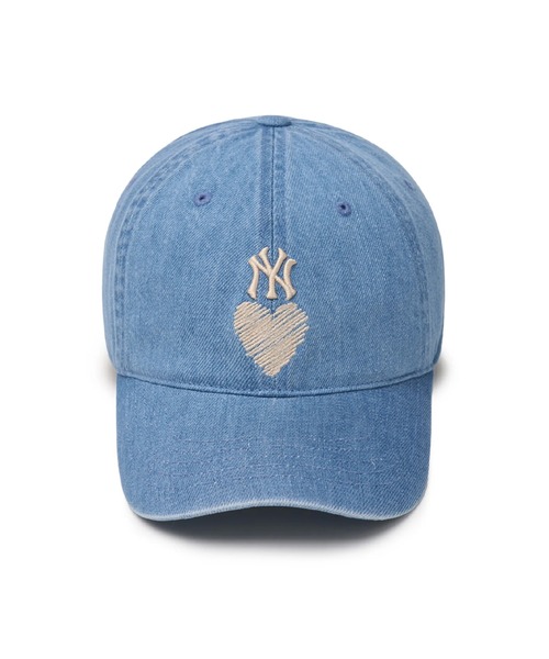 MLB Korea（エムエルビーコリア）の「MLB KOREAデニムハートボールCAP（キャップ）」 WEAR