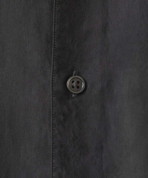 Steven Alan（スティーブンアラン）の「＜Steven Alan＞ ウォッシャブル キュプラ レギュラーカラー ショートスリーブ シャツ -A-LINE LOOSE CASUAL（シャツ/ブラウス・メンズ・ダークグレー/ベージュ/モカ・S/M/L/XL）」の20枚目の写真