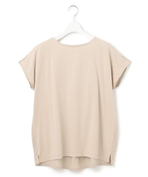 J.PRESS YORK STREET(ジェイプレスヨークストリート)の「【WOMEN】【SMOOTH JERSEY】バックシャーリング プルオーバー(Tシャツ/カットソー・レディース・ネイビー系/ダルブルー系/ベージュ系/ホワイト系・F)」の2枚目の写真