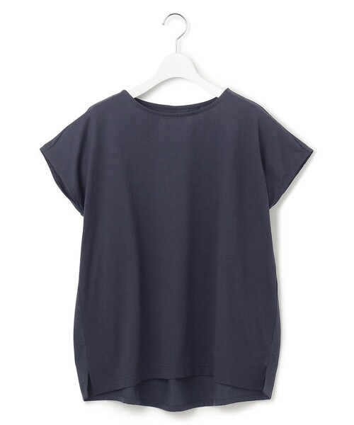 J.PRESS YORK STREET(ジェイプレスヨークストリート)の「【WOMEN】【SMOOTH JERSEY】バックシャーリング プルオーバー(Tシャツ/カットソー・レディース・ネイビー系/ダルブルー系/ベージュ系/ホワイト系・F)」の3枚目の写真