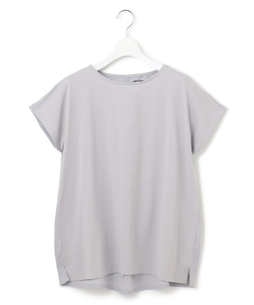J.PRESS YORK STREET(ジェイプレスヨークストリート)の「【WOMEN】【SMOOTH JERSEY】バックシャーリング プルオーバー(Tシャツ/カットソー・レディース・ネイビー系/ダルブルー系/ベージュ系/ホワイト系・F)」の4枚目の写真