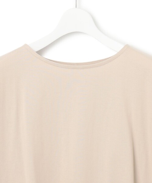 J.PRESS YORK STREET(ジェイプレスヨークストリート)の「【WOMEN】【SMOOTH JERSEY】バックシャーリング プルオーバー(Tシャツ/カットソー・レディース・ネイビー系/ダルブルー系/ベージュ系/ホワイト系・F)」の6枚目の写真
