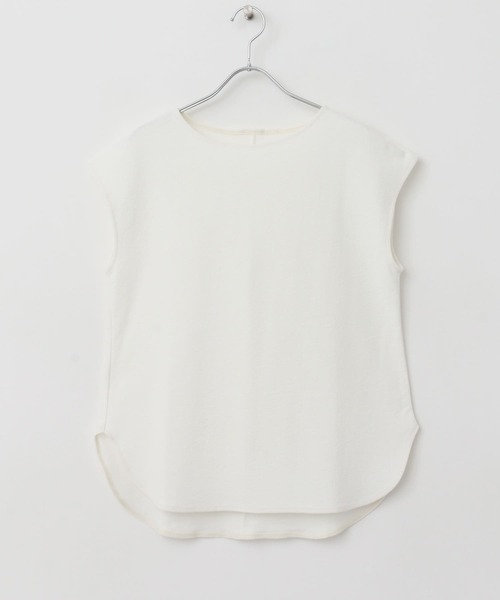 URBAN RESEARCH ROSSO WOMEN（アーバンリサーチ　ロッソ）の「ドライタッチフレンチプルオーバー（Tシャツ/カットソー・レディース・カーキ/オフホワイト/チャコールグレー・FREE）」の18枚目の写真