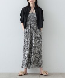 GALLEST | ボヘミアンプリントサロペット(サロペット/オーバーオール)