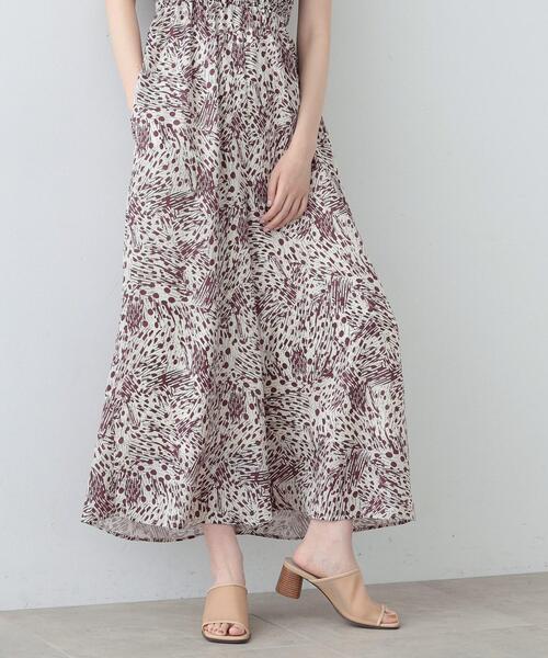 GALLEST（ギャレスト）の「◆ボヘミアンプリントサロペット（サロペット/オーバーオール・レディース・ワイン系1/ブラック系4・38/36）」の10枚目の写真