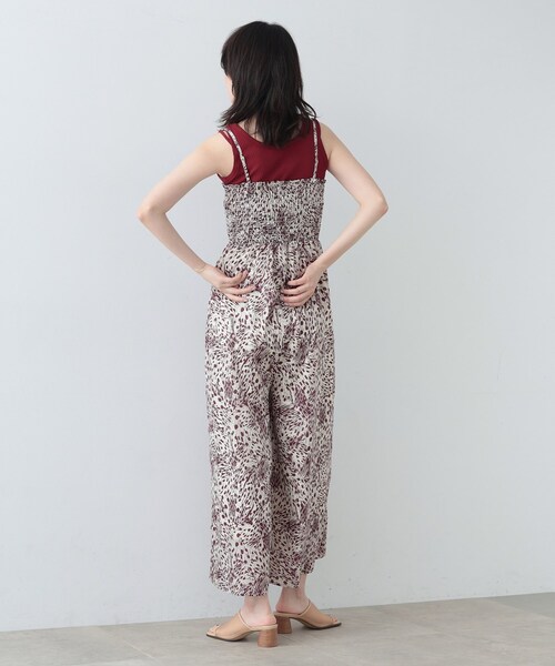 GALLEST（ギャレスト）の「◆ボヘミアンプリントサロペット（サロペット/オーバーオール・レディース・ワイン系1/ブラック系4・38/36）」の11枚目の写真