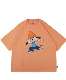 Salong hameu（サロン ハミュー）の「パラッパラッパー キャラクタープリント ピグメント加工半袖Tシャツ・ラグランTシャツ・リンガーTシャツ（Tシャツ/カットソー・メンズ）」