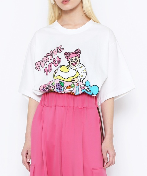 PUNYUS(プニュズ)の「PUNYUS famiiyビッグTシャツ(Tシャツ/カットソー・レディース・ブラック/ホワイト・3/4)」の18枚目の写真