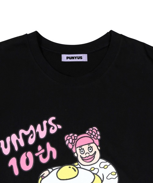 PUNYUS(プニュズ)の「PUNYUS famiiyビッグTシャツ(Tシャツ/カットソー・レディース・ブラック/ホワイト・3/4)」の22枚目の写真