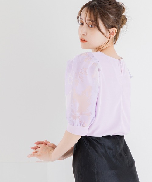tシャツ オパール袖切替鹿の子トップス レディース tシャツ オパール袖切替鹿の子トップス レディース : ZOZOTOWN