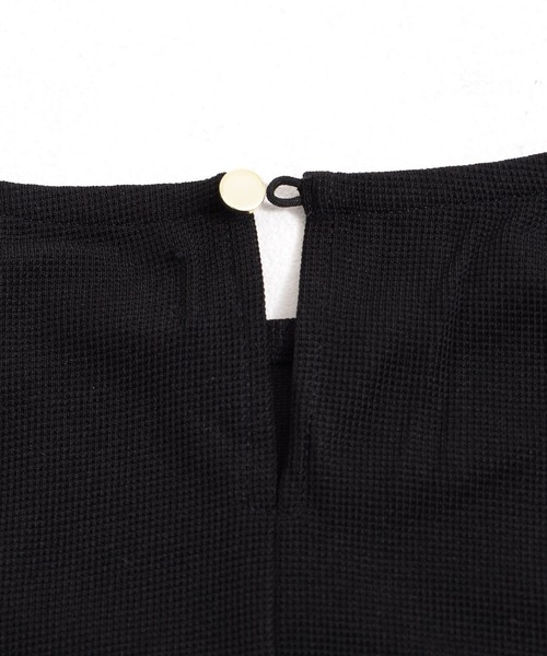 Dita Muaj.（ディータムアージュ）の「オパール袖切替鹿の子トップス（Tシャツ/カットソー・レディース・アイボリー/ブラック/ライラック・FREE）」の10枚目の写真