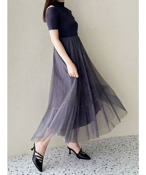 MERCURYDUO（マーキュリーデュオ）の「ポインテッドストラップミュール（パンプス・レディース・ボルドー/その他1/ベージュ/ブラック・38/36）」の20枚目の写真