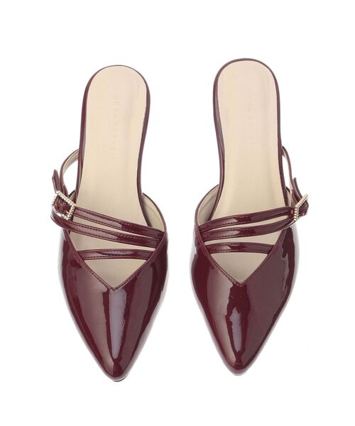 MERCURYDUO（マーキュリーデュオ）の「ポインテッドストラップミュール（パンプス・レディース・ボルドー/その他1/ベージュ/ブラック・38/36）」の13枚目の写真