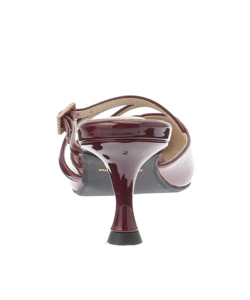 MERCURYDUO（マーキュリーデュオ）の「ポインテッドストラップミュール（パンプス・レディース・ボルドー/その他1/ベージュ/ブラック・38/36）」の11枚目の写真